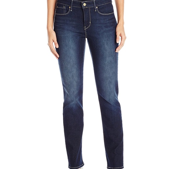 levi signature totally shaping slim straight jeans